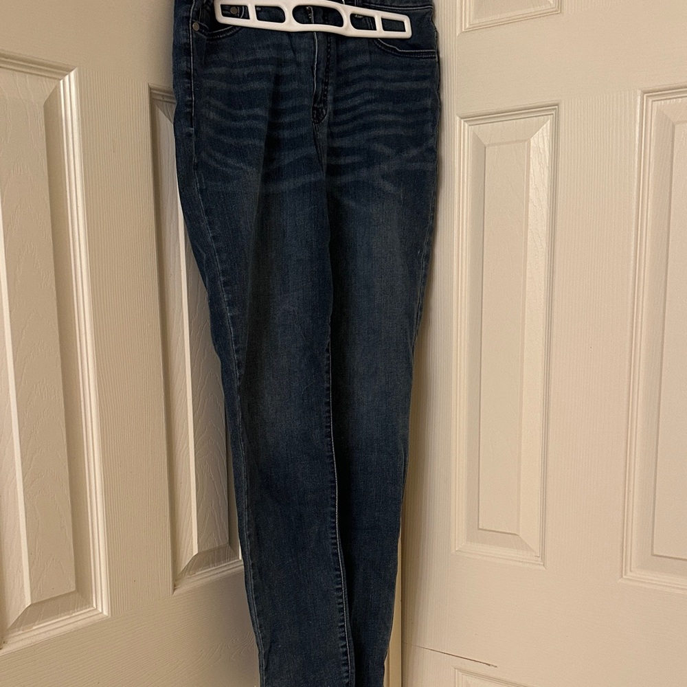 Time and Tru High Rise Dark Blue Jeans